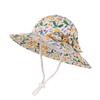 Baby Girl Sun Hat Summer Beach Hats Toddler Infant with Wide Brim Strap Outdoor Bucket Hat