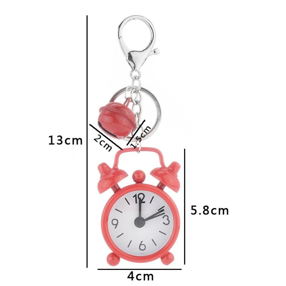 Mini Car Ornament Electronic Bag Pendant Cute Alarm Clock Keychain Gifts
