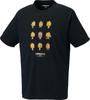 ZETT Professional Baseball Spirits A BOT97105 Black Choshu-kun T-Shirt Men's