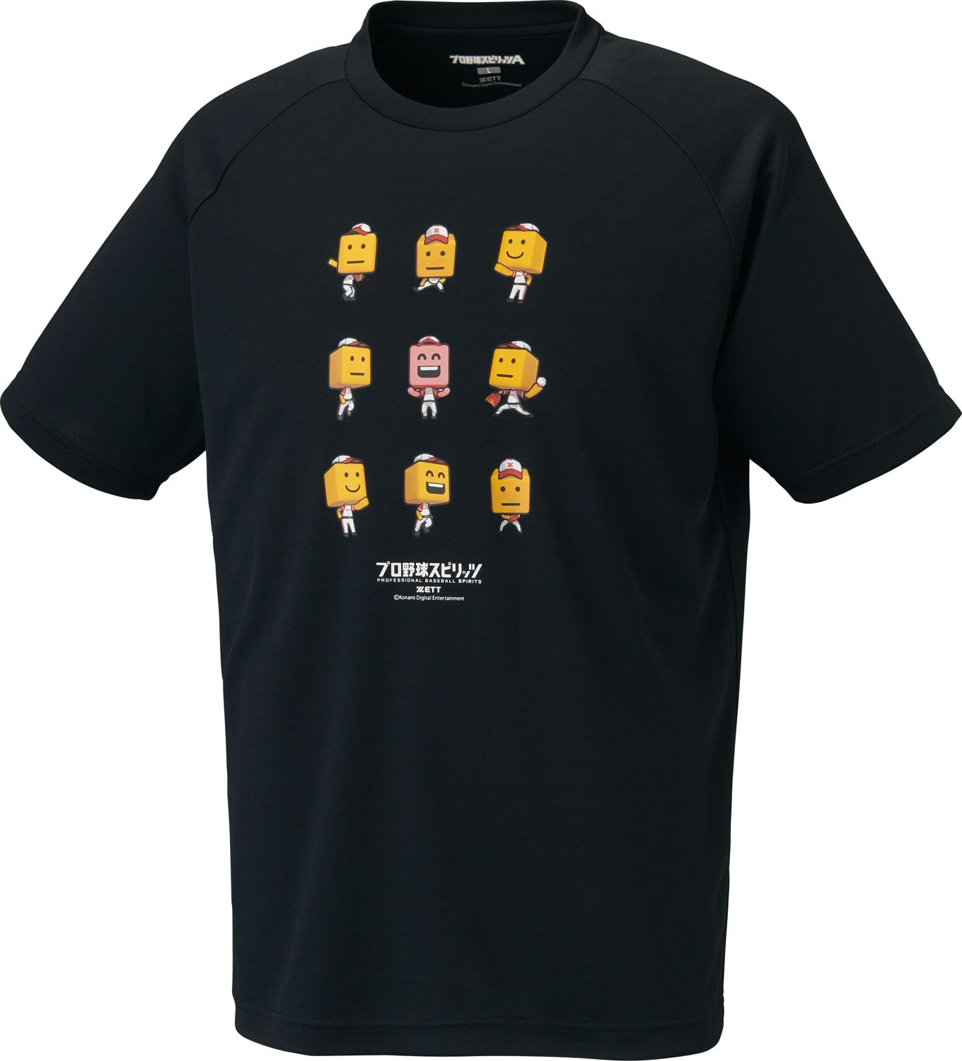 

ZETT Professional Baseball Spirits A BOT97105 Black Choshu-kun T-Shirt Men s чёрный