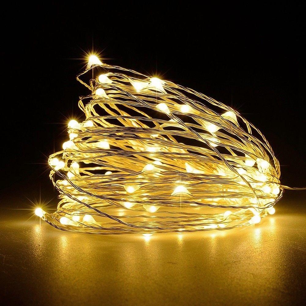 Lights 7ft With 20 LEDs Battery Operated String Lights Waterproof