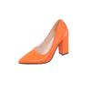 Spring Fashion New High Heels for Women Thick Heel Pointed Tip Solid Color Shoes Women Classic Party 2025 Zapatillas De Mujer