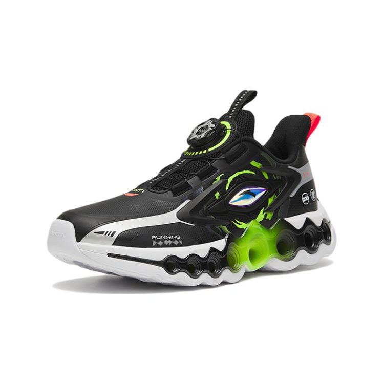 Anta Kids Energy Ring 8.0 Leather Cushioning Non-Slip Shock Absorbing Wear-Resistant Low-Top Running Shoes Kids running shoes 312245581N-17
