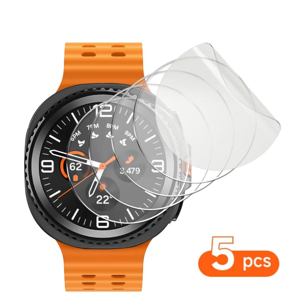 

5 шт. Гидрогелевая пленка для Samsung Galaxy Watch 8 Classic 46 мм 40 мм 44 мм Защитная пленка Протектор для Galaxy Watch 7 Ultra 47 мм Galaxy Watch 7 44mm