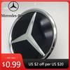 Autocolant Auto Fierbinte Emblema Stea Grilă Față Oglindă 3D Logo Negru Lucios Argintiu Cromat Pentru Mercedes Benz Clasa E W213 2016-2020