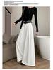 Women's Gray High-Waisted Wide-Leg Pants - Slimming, Loose, Floor-Length Style for Spring 2026
