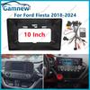 10 Inch Car Frame Fascia Adapter Canbus Box Android Radio Audio Panel Kit For Ford Fiesta 2018-2024