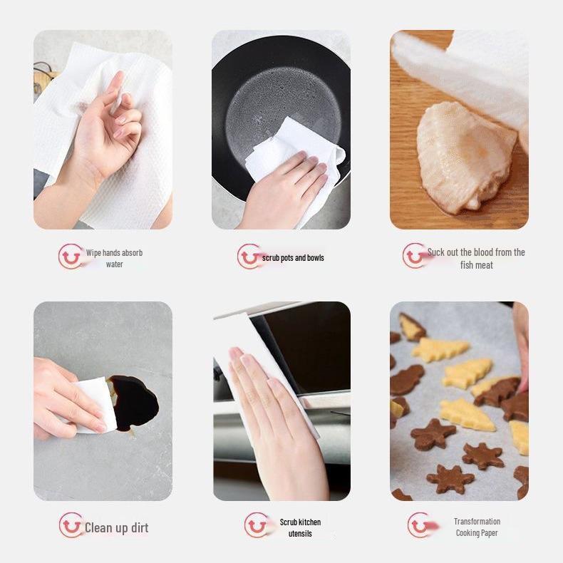 Wall-Mounted Lazy Kitchen Disposable Dishcloth Holder