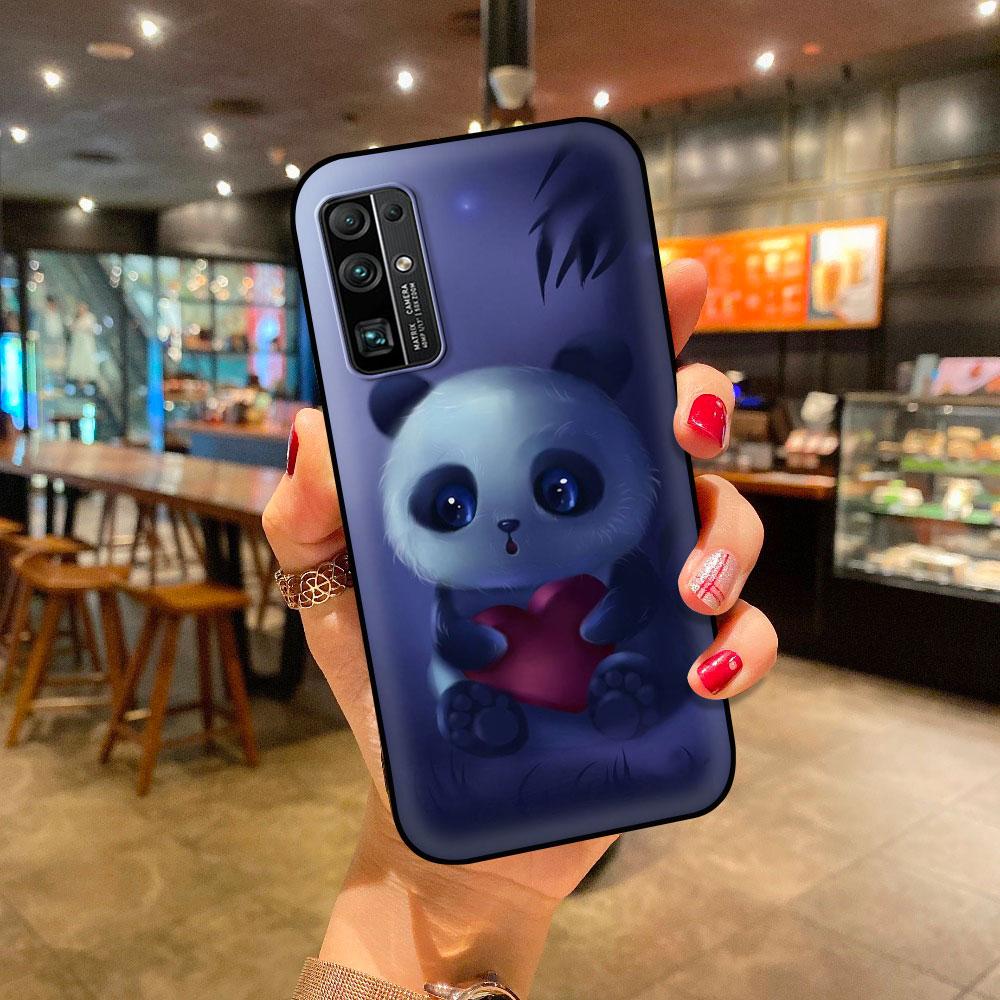 Case For Huawei P30 Lite P Smart Z Y6 Y7 2019 P40 Pro P20 Honor 9X 8X Play 9A 20 9S Phone Cover Shell Super Cute Panda Funda Sac