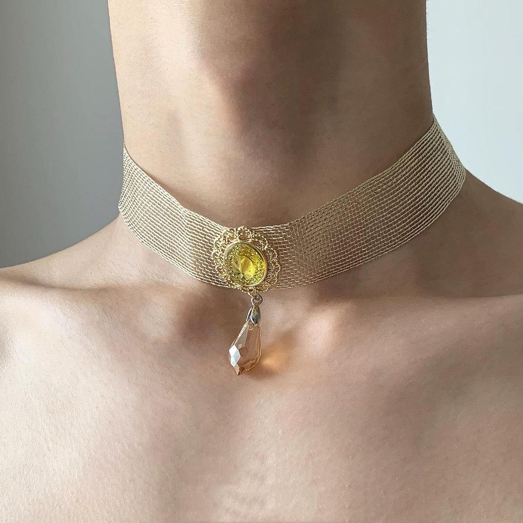 Starburst Double Layer Men's Necklace: Trendy, Light Luxury Hip Hop Style, Unisex Clavicle Chain