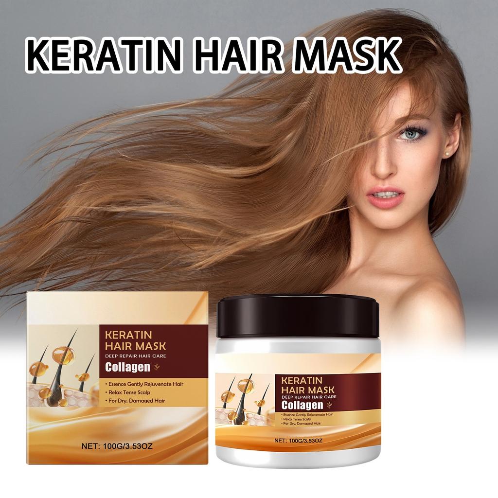 Caring Hair Mask Is Gentle, Caring, Repairing, Drying, Repairing, Moisturizing, And Suitable For Various Hair Types100g