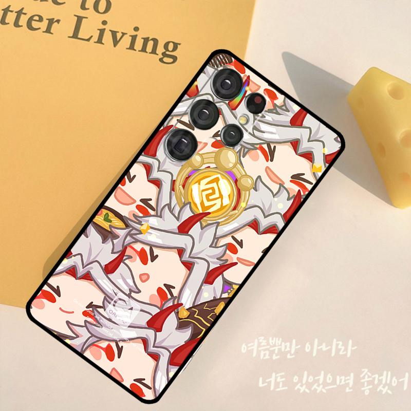 Genshin Impact Arataki Itto Phone Case For Samsung Galaxy S25 Ultra S9 S10 S20 S22 S21 FE S23 S24 Plus Back Cover Shell