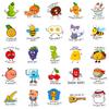 50 Homophonic Terrier Stickers Temu English Pun Fun Reward Kids Cute Student Stickers