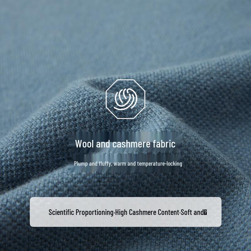 EMZ Erdos Men's Wool Cashmere Crewneck Sweater