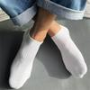 5 Pairs/Pack Ankle Socks Women Cotton Invisible Sweat-absorbing Girls Low Tube Boat Socks