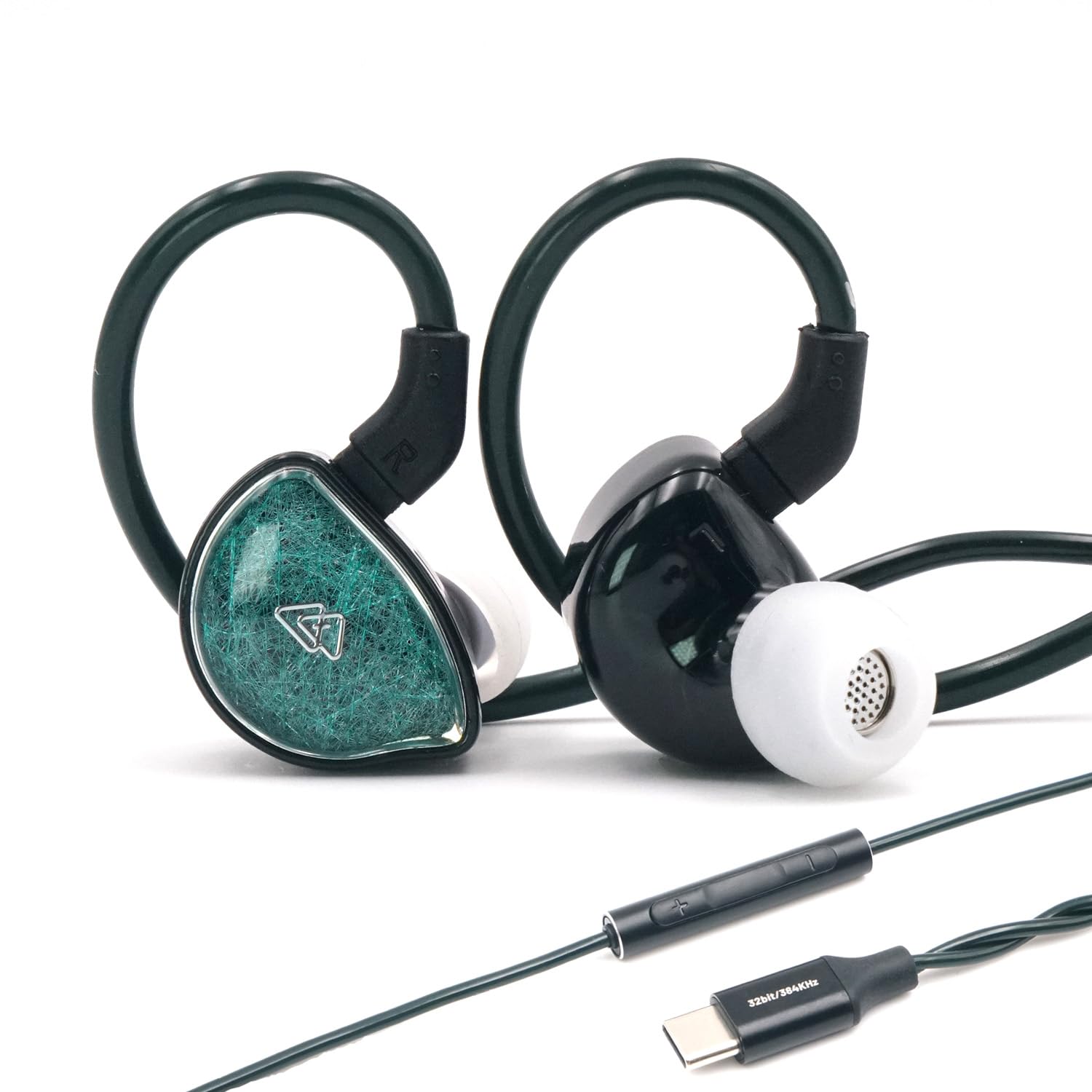 

BQEYZ NI HiFi Gaming In-Ear Monitors, Wired Earphones, Ceramic Composite Diaphragm Headphones, 3.5mm4.4mm Detachable Earbuds, Gaming Player, Stage