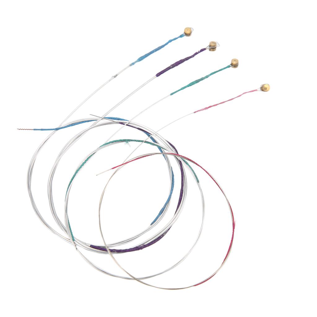 Violin String 4 4 Silver Universal Set Nickel Plated Ball Head Instruments Accessories