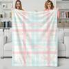 Decor B-Bowknots Throw Flannel Blanket Perfect for Sofa Office Bed Travel Sleep Read Relax Camping four season use