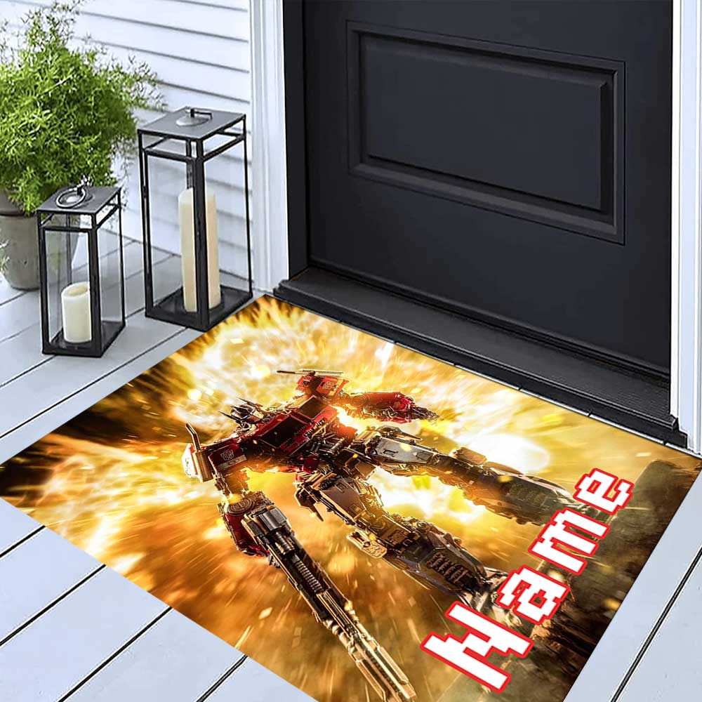 Love Transformers (5) Customize your name rug, office chair cushion, home bedroom living room gift.