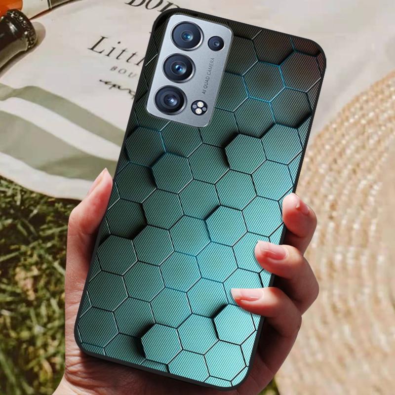 Für Oppo Reno 6 Pro 5G CPH2247 Hülle Silikon Rückseite Handyhülle Für Oppo Reno 6 Pro 5G CPH2249 Hüllen Reno6 Pro Weiche Stoßstange