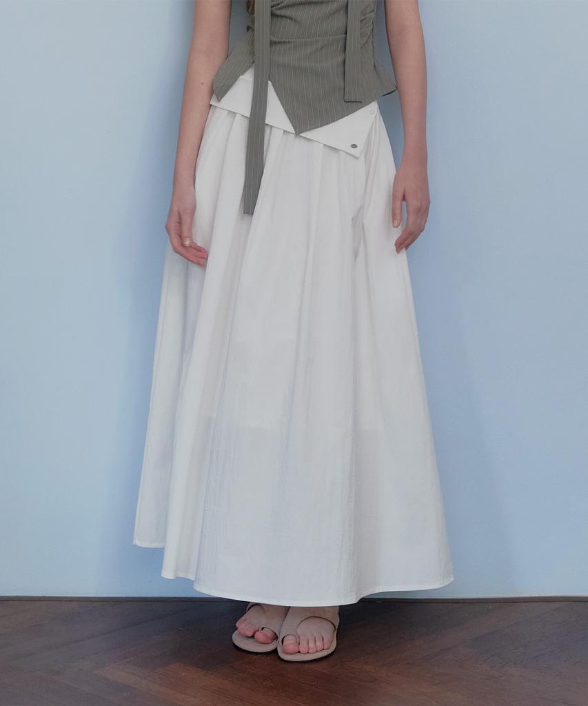 Teuwi Bemoon Wrap Layered Long Skirt