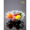 Acrylic Leaf Style Fruit Plate