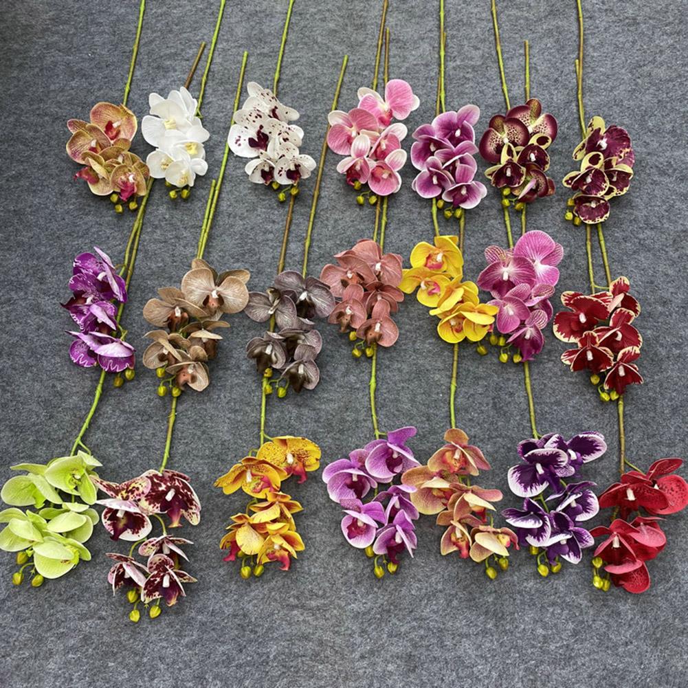 Decoración de orquídeas mariposa artificiales Detalles del diseño