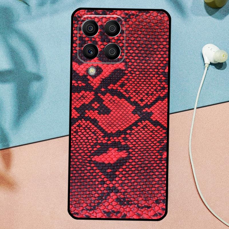 Snake Texture For Samsung Galaxy M33 M35 M55 M15 M12 M13 M14 M34 M54 M53 M21 M31 M11 M32 M52 M06 M16 Case