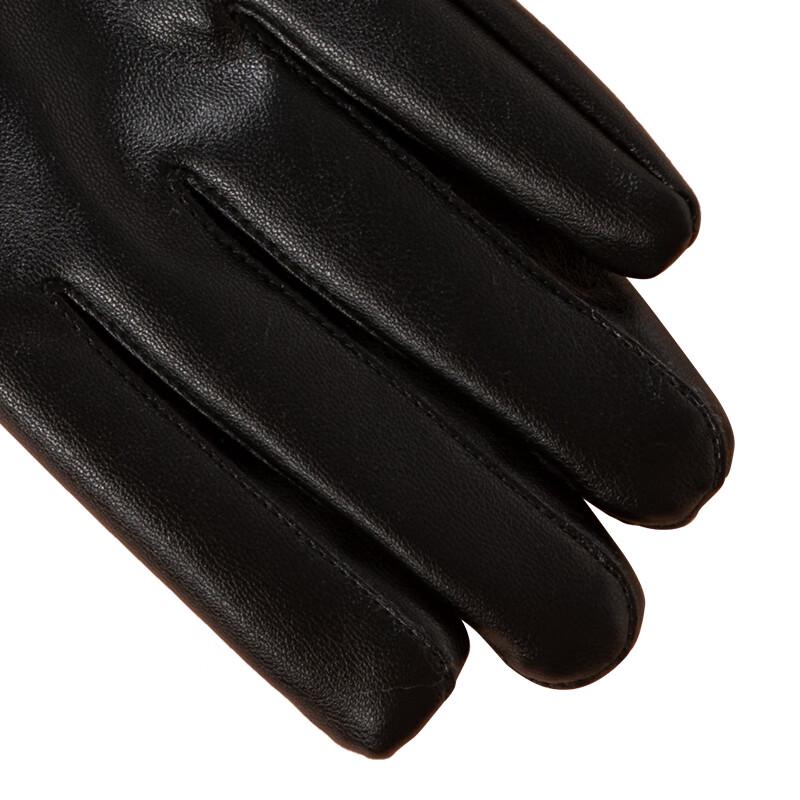 Aisiyalan Damskie Klasyczne Modne Rękawiczki ze Skóry PU