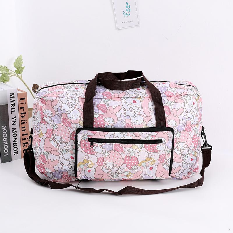 Cartoon Travel Bag Large Capacity Folding Luggage Travel Handbag Luggage Bag Nylon Waterproof Storage Bag Travel Bag