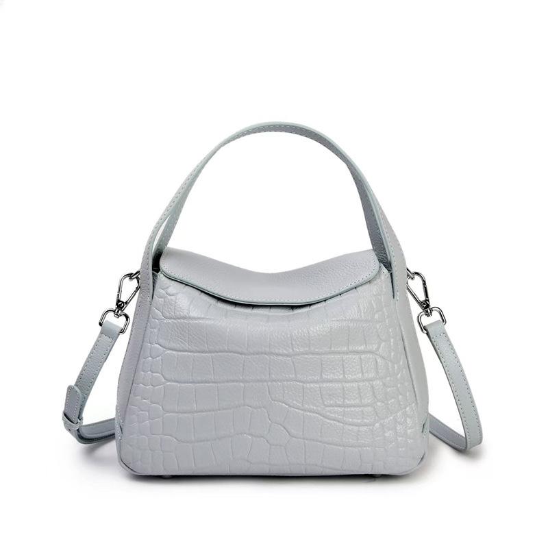 First Layer Cowhide New Handbag Casual Versatile Genuine Leather Women's Bag Single Shoulder Crossbody Bag