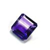Certified Natural Bi Color Purple Amethyst 27 Ct Emerald Cut Stone u212