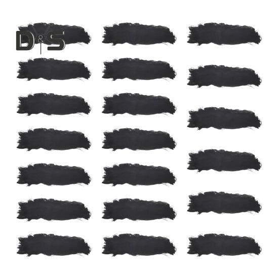 

20 шт., сетка для волос «балетные булочки» с U-образными шпильками, ультратонкая невидимая дышащая эластичная нейлоновая прическа для женщин и девочек, сетка для волос с эластичным краем чёрный