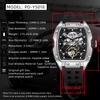 Pagani Design YS018 Automatic Mechanical Sports Watch with Luminous Silicone Band New Arrival  Fashionable Dial Costume Style