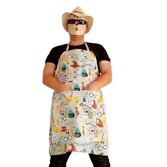 Kuchařská zástěra s žertem pro muže Kreativní překvapivá kapesní zástěra Překvapení