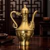 Messing Chinesischer Wein Krug Handgefertigtes Gefäß Einzigartig für den Esstisch