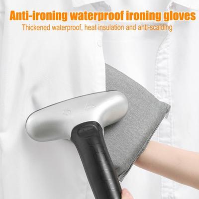 Dampfbügeleisen-Handschuh mit Fingerschlaufe Hitzebeständig Handlich Anti-Dampf-Handschuh Kleiderdampfer Bügelbrett Handschutz