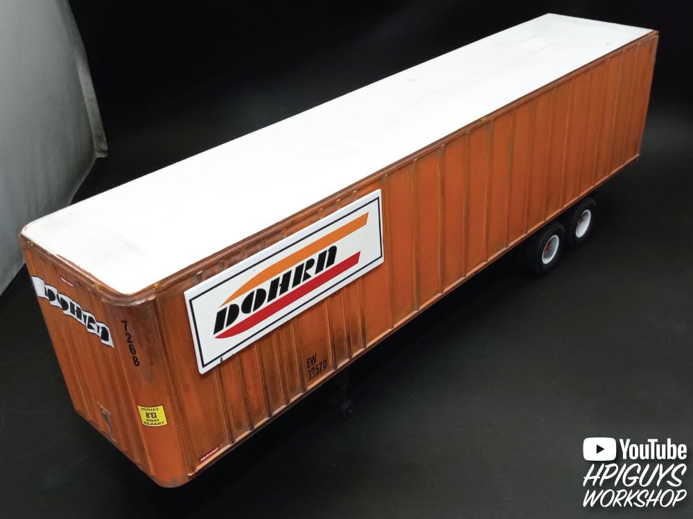 AMT Scale Fruehauf 40ft Exterior Post Van Trailer Plastic Model Kit AMT1357 1/25