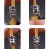 Custom Skull & Passion Flower Bead Bracelet - Cultural Play Accessory