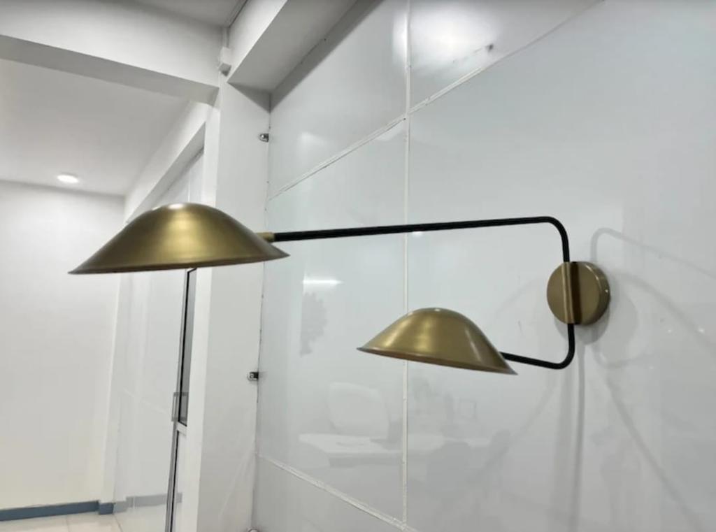 Raw Brass Modern Wall Sconce Mid Century Wall Lights Fixture Lobby Lights Bedroom Lights