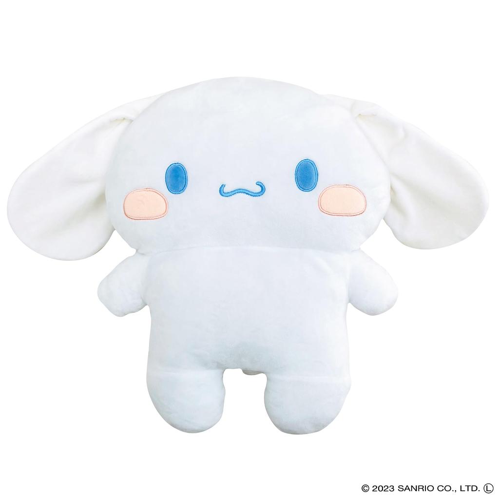 MORIPiLO Body Sanrio Characters Cinnamoroll Cinnamon Flat Micro Plush Nap by Morishita Makura Pillow, (Furapiro Pillow), Skin-Friendly Fabric, Toy,