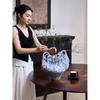 Handmade Ceramic Vase Abstract Irregular Ceramic Pot Hydroponics Artistic Flower Arrangement Home Decoration Accessories