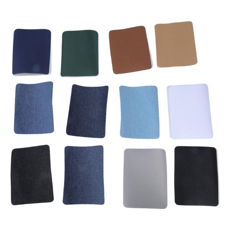 20/24 pezzi di toppe termoadesive per jeans, giacche e borse, toppe autoadesive per riparazioni, toppe in denim, toppe per jeans