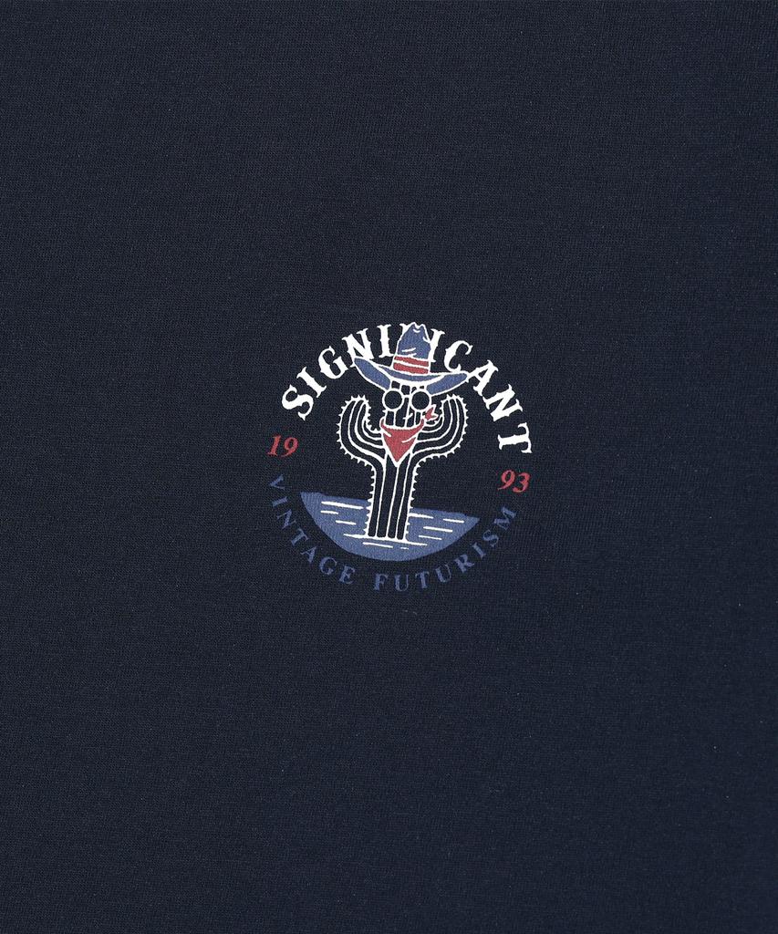 Sigeunipikeonteu Western Ringer Short Sleeve T-Shirt Dark Navy (Lp7Tu443-067)