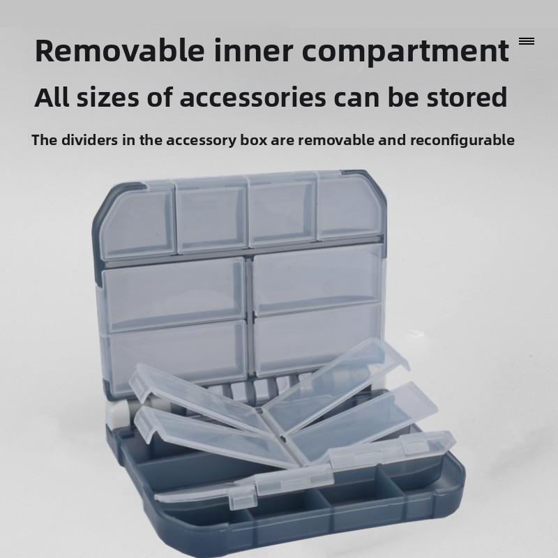 Luya Fishing GearBox Fishing Accessories BoxDouble Sided Fishing Parts Storage Bait Box Fish Hook Carp Accessories StorageBox