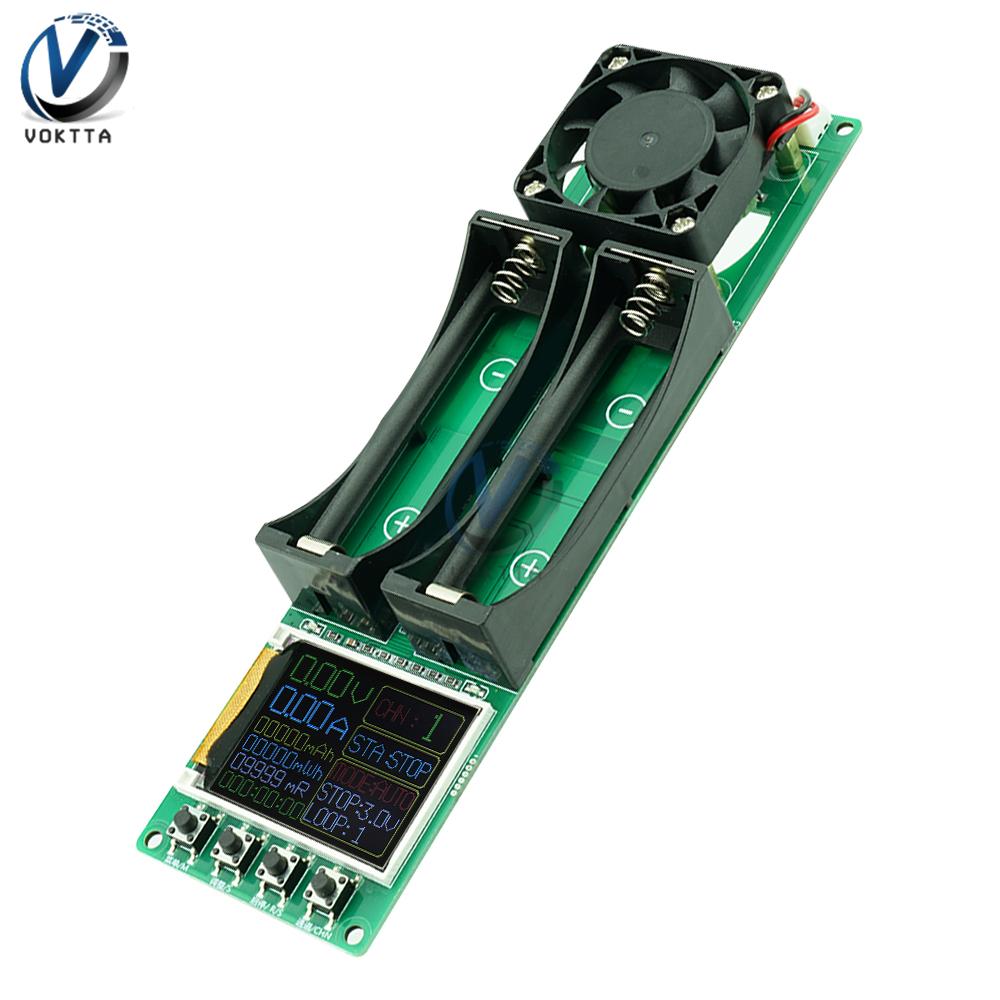 DC1V Battery Tester 1/1 Channel 18611 Lithium Battery Capacity Tester LCD Display Universal Spring Battery Holder Power Detector