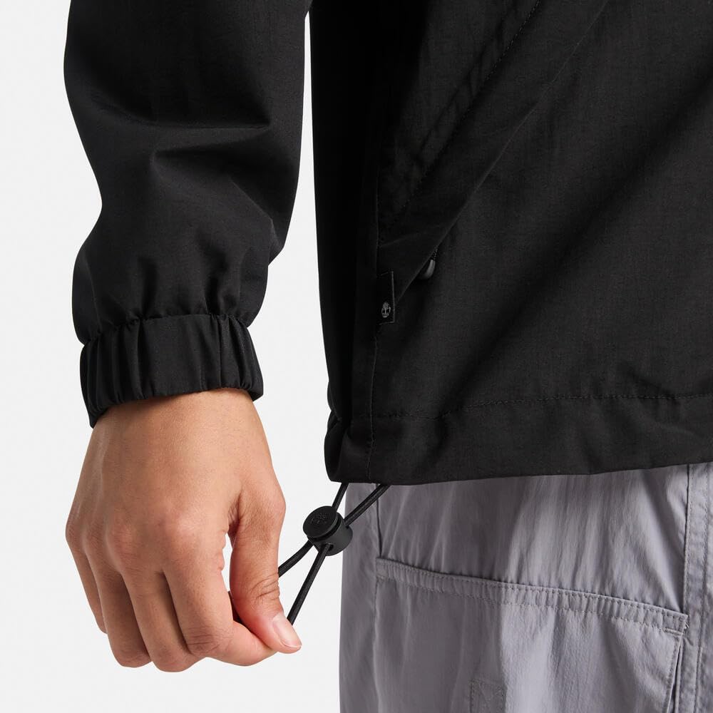 Timberland Damen Wasserdichte Shell-Jacke, Schwarz, Größe L, TB0A429N0011