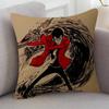 Anime Lupin The Third Soft Comfortable Pillow Case Cartoon For Sofa Living Cat Room Home Office Retro Decor Protective Cover