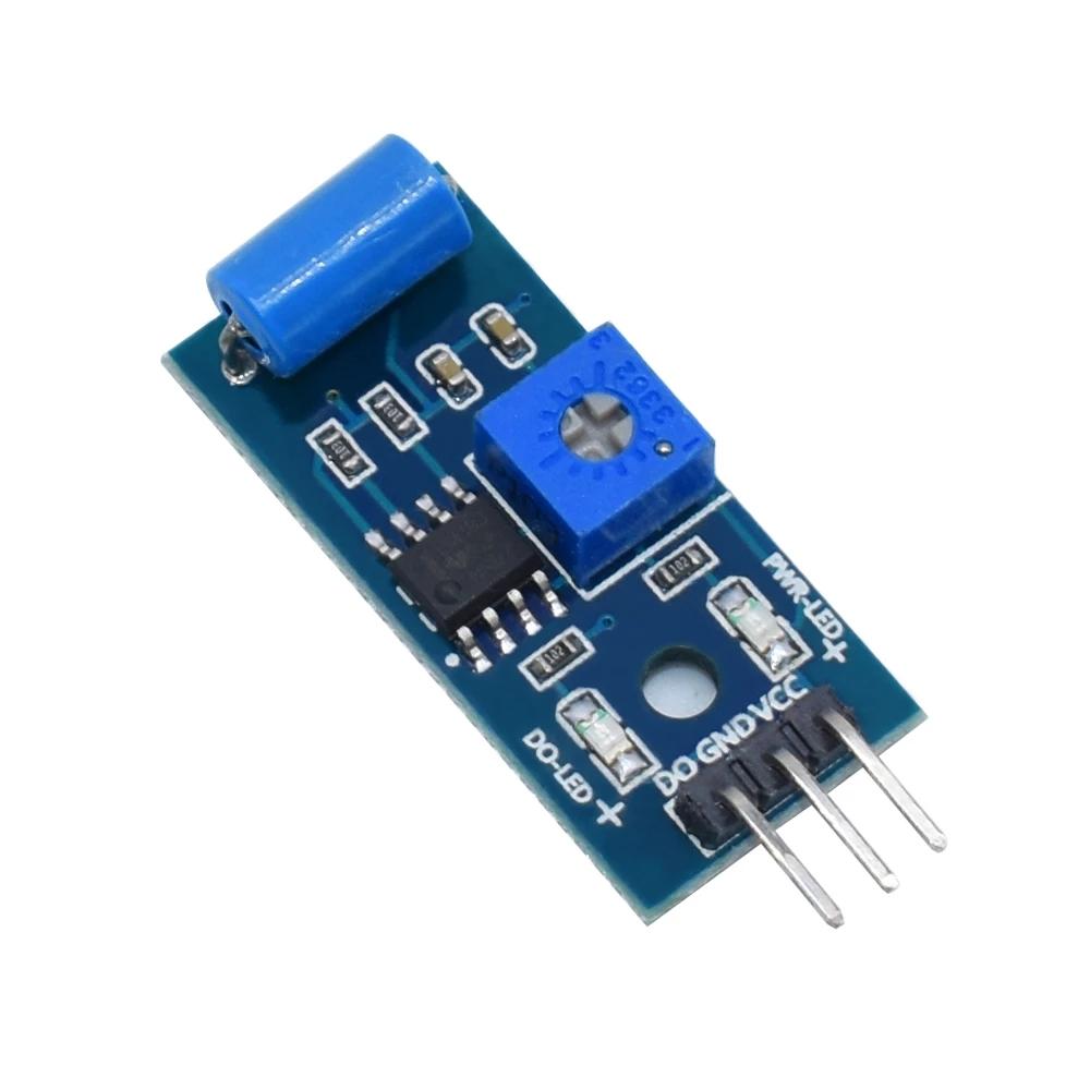 Normally Closed Shock Vibration Sensor Module, Sensitive Trigger Detection Board, for Alarm Security System and Robot Projects
