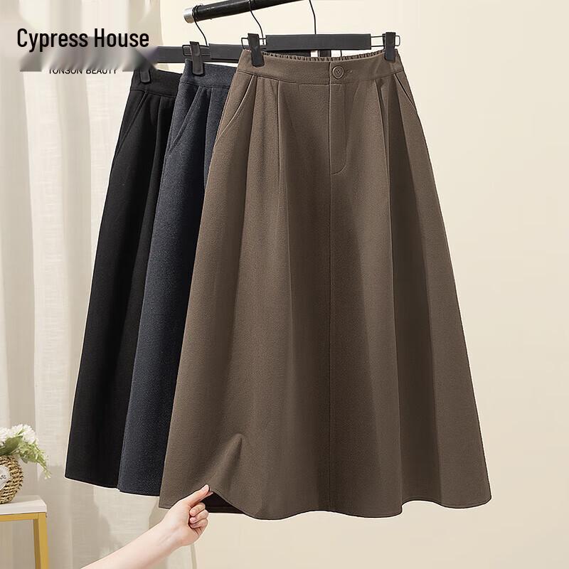 Женская миди-юбка А-силуэта с высокой талией XL